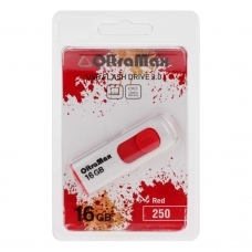 Флеш-накопитель USB  16GB  OltraMax  250  красный